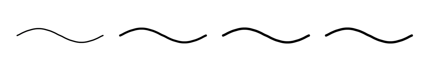 Four black pen strokes drawn in Crafter Draw: a fine, even line that is barely thicker at the highest size than at the lowest